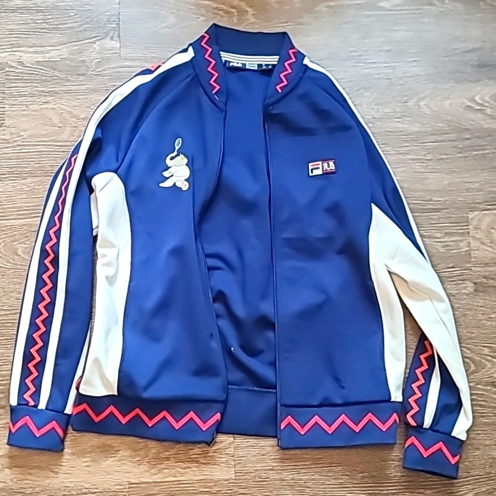 Babar X Fila Iggy Jacket Men's Large Blue